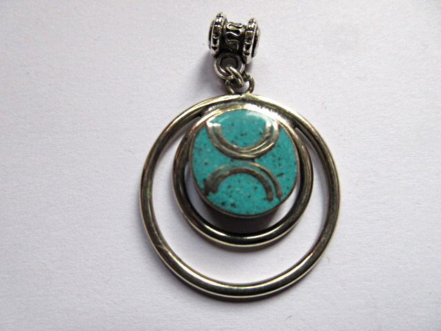 Pendentif en turquoise - modle 2